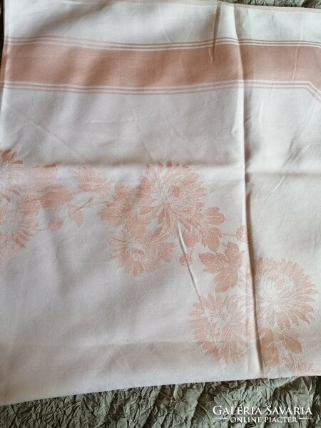 Silk damask tablecloth