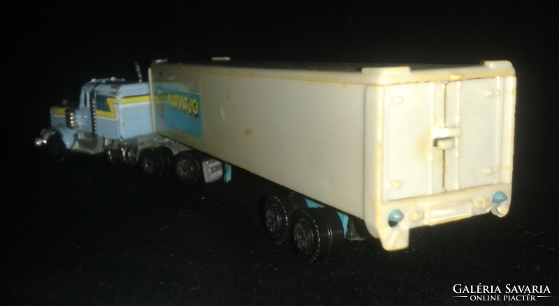 Road Champs Yatming Kenworth Big K Semi Truck Die Cast + 1 hajó szállító trailer