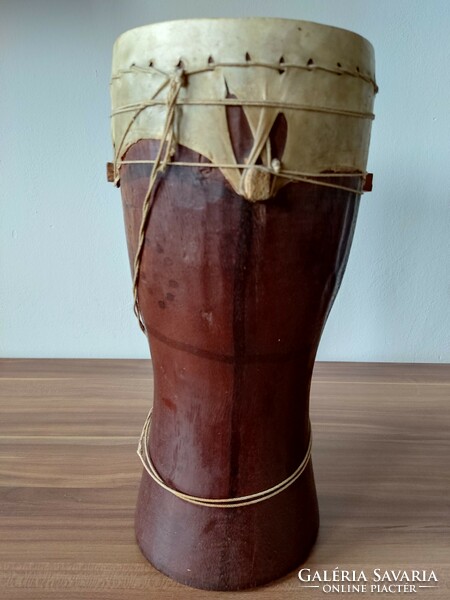 African wooden drum