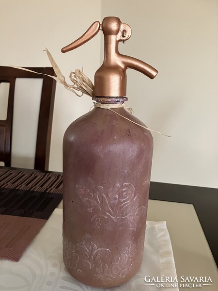 Retro soda bottle decoration