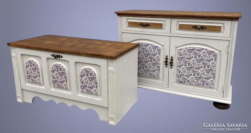Rustic dresser with worn edges