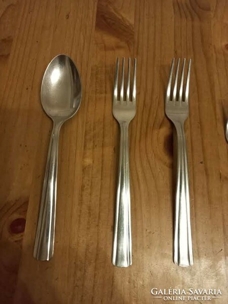 Stainless spoon fork small fork 7 pcs