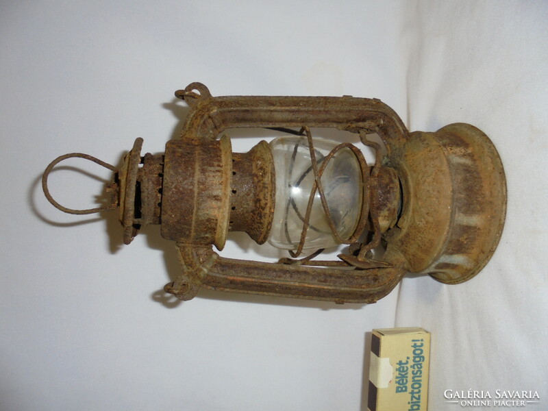 Antique kerosene lamp, storm lamp