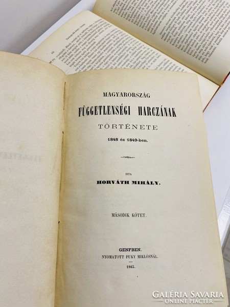 Mihály Horváth - the history of Hungary's struggle for independence - first edition!!!