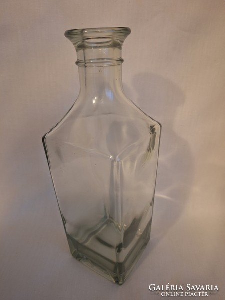 Antik, Geschütz üveg palack, szügletes forma, ritka, hibátlan
