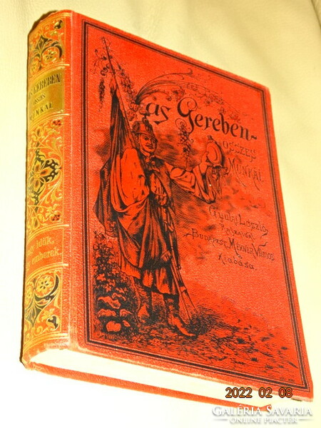 Vas Gereben's works 1-10. 1886-1891 Antique decorative bound book series
