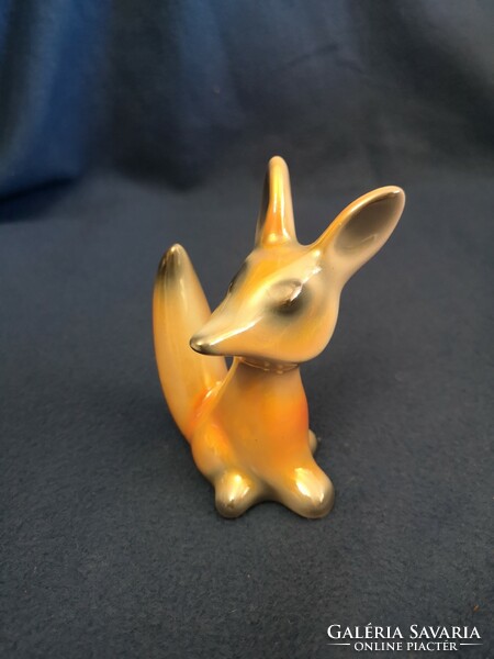 Ceramic fox figure