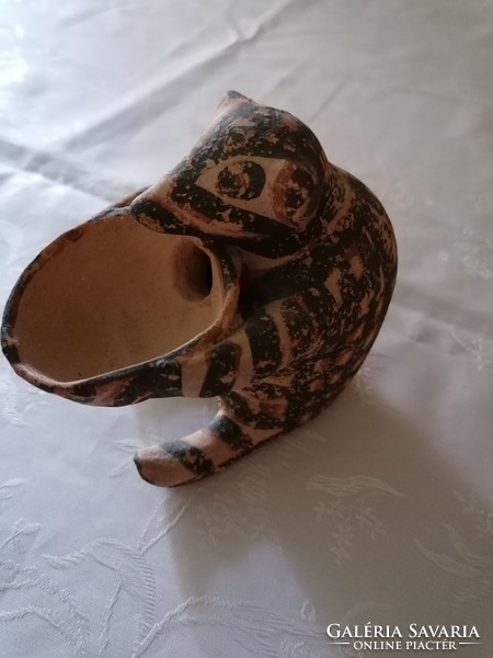 Meerkat ceramic sculpture