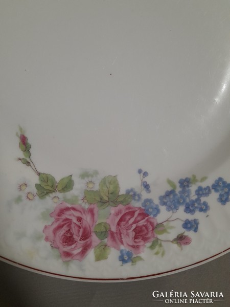 Nagy rózsás tányér