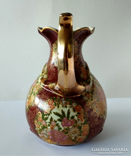 A curiosity! Beautiful Japanese royal satsuma porcelain large water jug