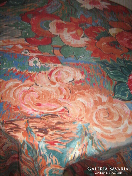 Beautiful vintage style picturesque cottage floral bedspread bedspread