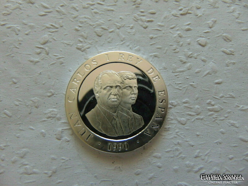Spanyolország 2000 peseta 1990 PP 27.00 gramm 925 - ös ezüst