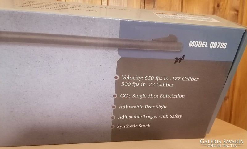 Beeman qb-78 s air rifle, with 4.5mm scope + gift cartridge