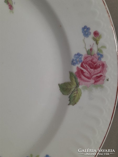 Large rose plate