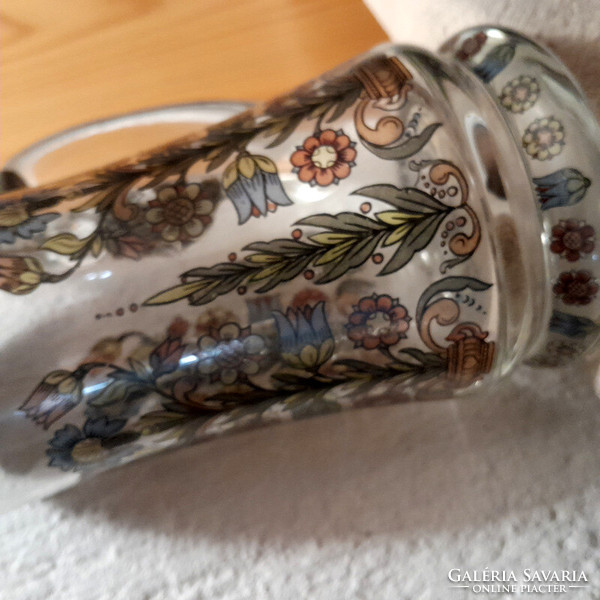 Beer mug with tin lid - immaculate - art&decoration