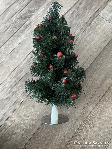 Kis méretű vintage műfenyő fenyőfa karácsonyfa karácsonyfadísz