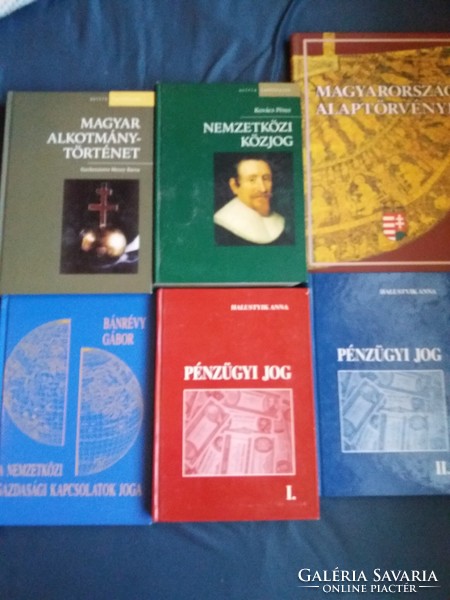 Law books.