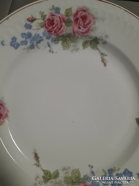 Large rose plate