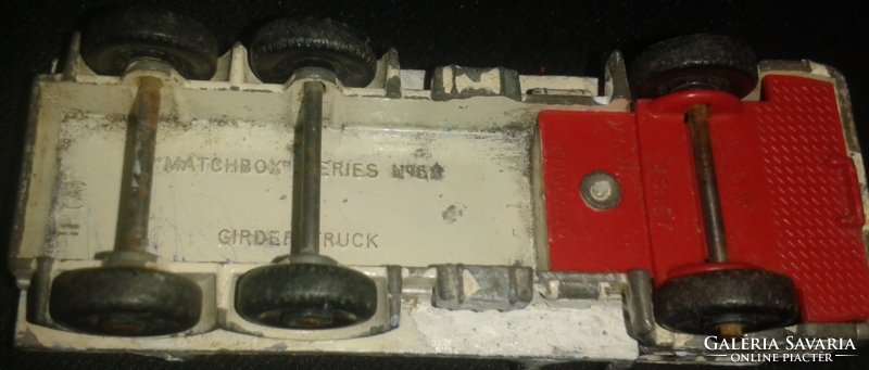 LESNEY MATCHBOX N° 58 DAF 58 WHITE GIRDER TRUCK
