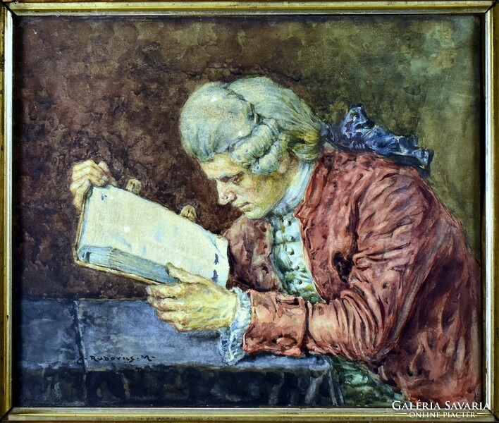 Márk Rubovics (1867-1947): portrait of a noble reader