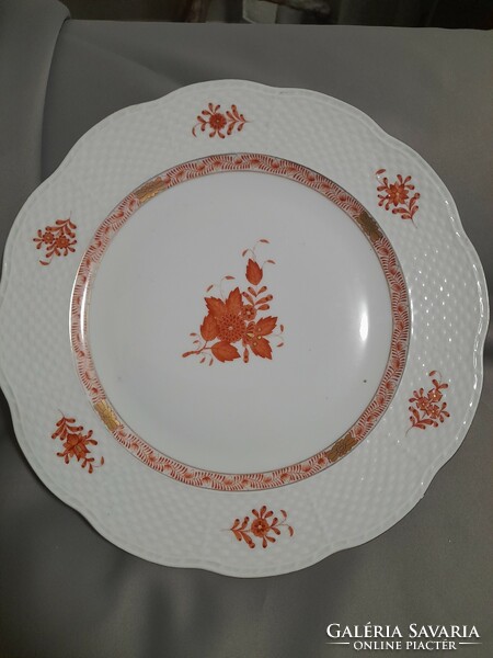 Herend plate, offering