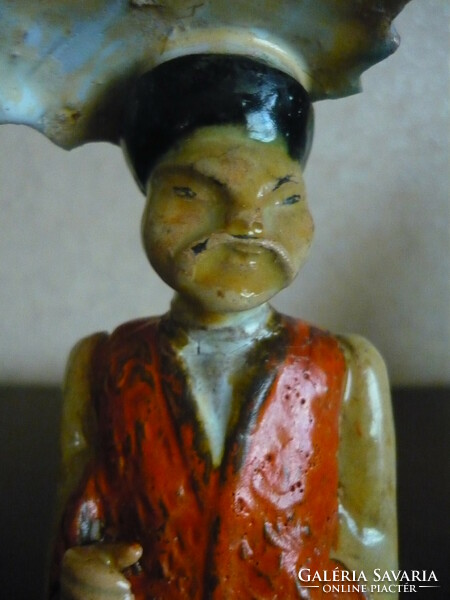 Antique ceramic Chinese statue