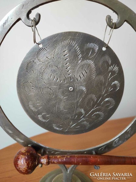 Szép réz indiai gong