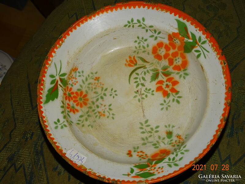 Enamel enamel bowl bowl plate 2 pcs !! Csepel (weiss manfréd) !!!