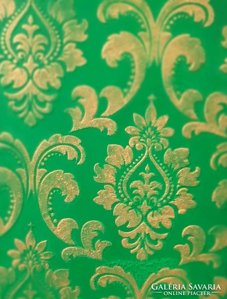 Green dresser with 3d decoration