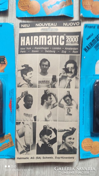 Hajvágó gyűjtőknek csemege Franc Beckenbauer Hairmatic 2000 originál csomagolásban 15 darab elérhető