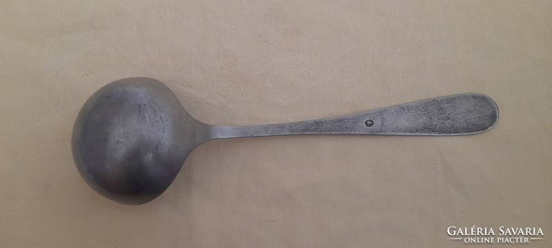 Alpakka alpaca sauce spoon 21cm old 04