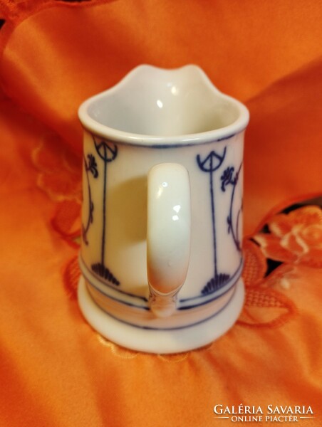 Immortelle patterned porcelain milk and cream spout for replacement