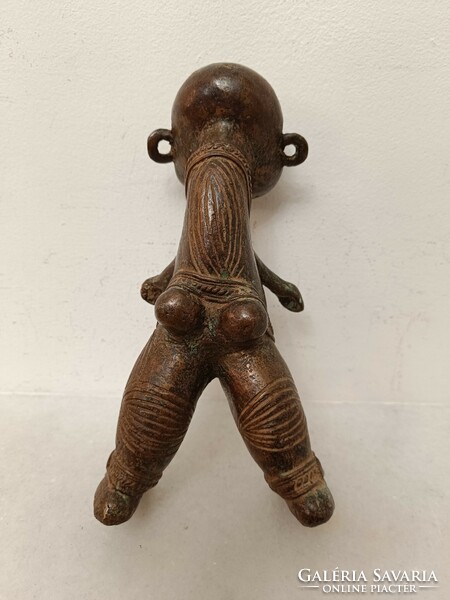 Antique African Sculpture Benin Bronze Warrior Figure Benin 465 8200
