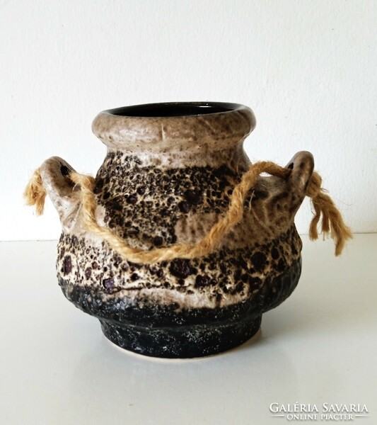 Dümler & Breiden 1103/12, fat lava ceramic vase