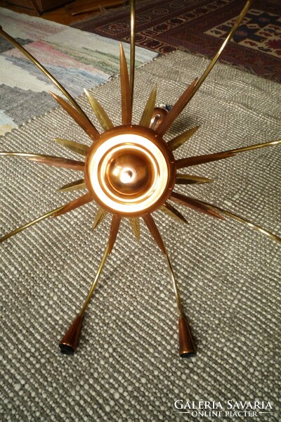 Vintage XL Sputnik mennyezeti lámpa csillár 60as évek spider mid century modern lamp függeszték