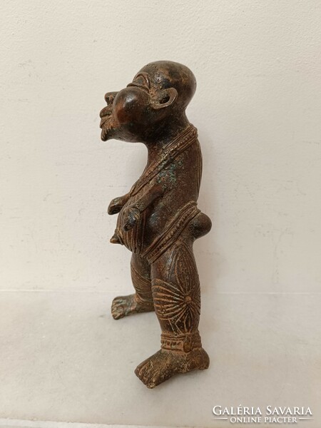 Antique African Sculpture Benin Bronze Warrior Figure Benin 465 8200