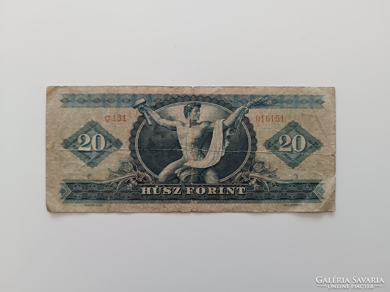 Ritka 20 forint 1960