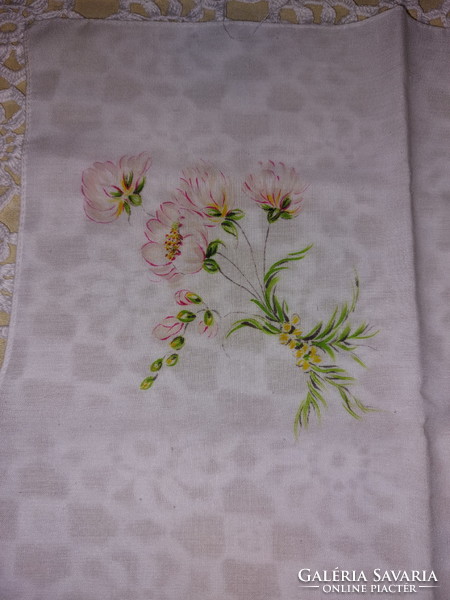 Handkerchief textile, 3 pcs, with different patterns