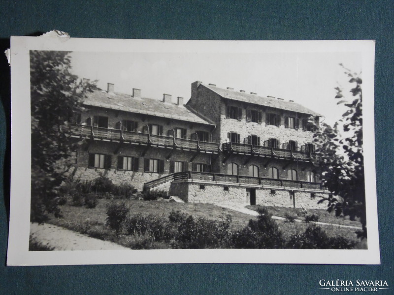 Postcard, postcard, stepping stone, resort hotel, panorama detail, , 1956