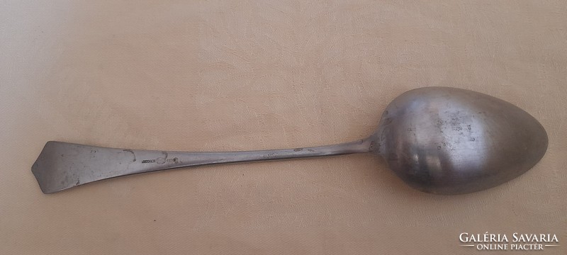 Alpakka alpaca sauce spoon 25cm old 02