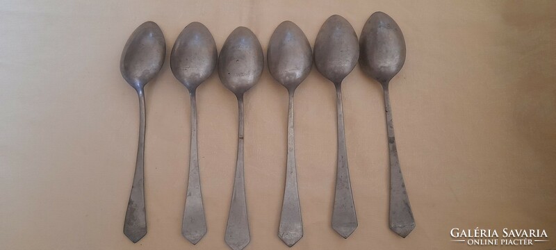 Alpakka alpacca spoon tablespoon 6 in one old 10