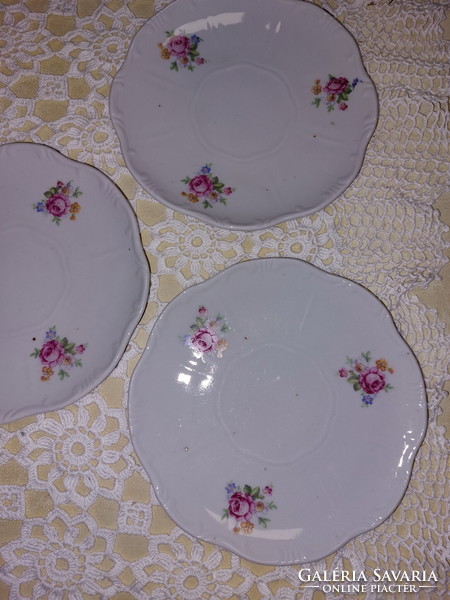 Zsolnay wild rose tea cups and coasters