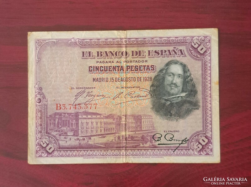 Spain 50 pesetas 1928