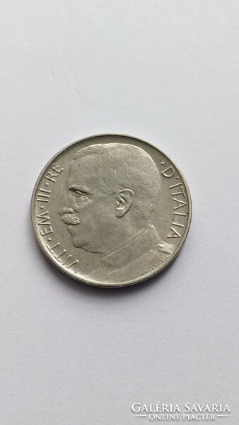Olaszország 50 Centesimi 1921  Szép állapotban, SIMA PEREMMEL Ritkább !