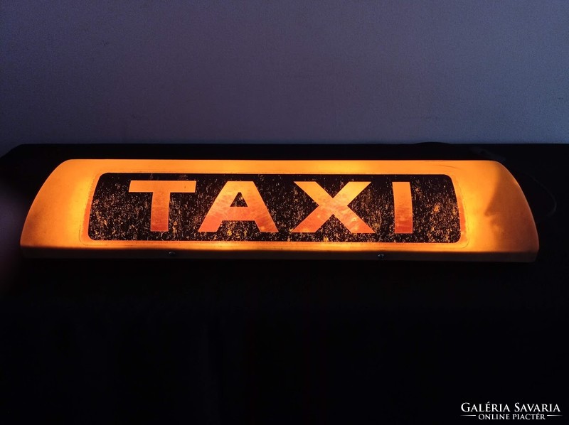 Retro Taxi asztali egyedi design lámpa