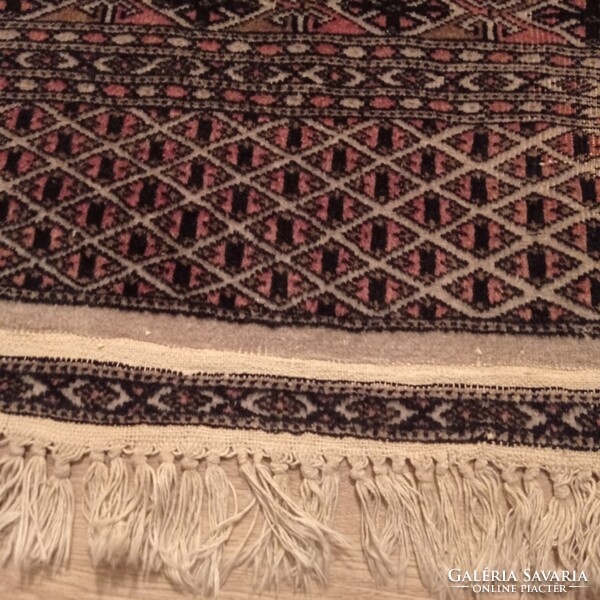 Régi pakisztáni bockara kézi csomózású gyapjú szőnyeg, 260 x 185 cm