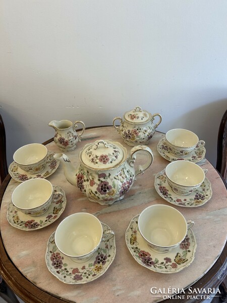 Zsolnay butterfly tea set