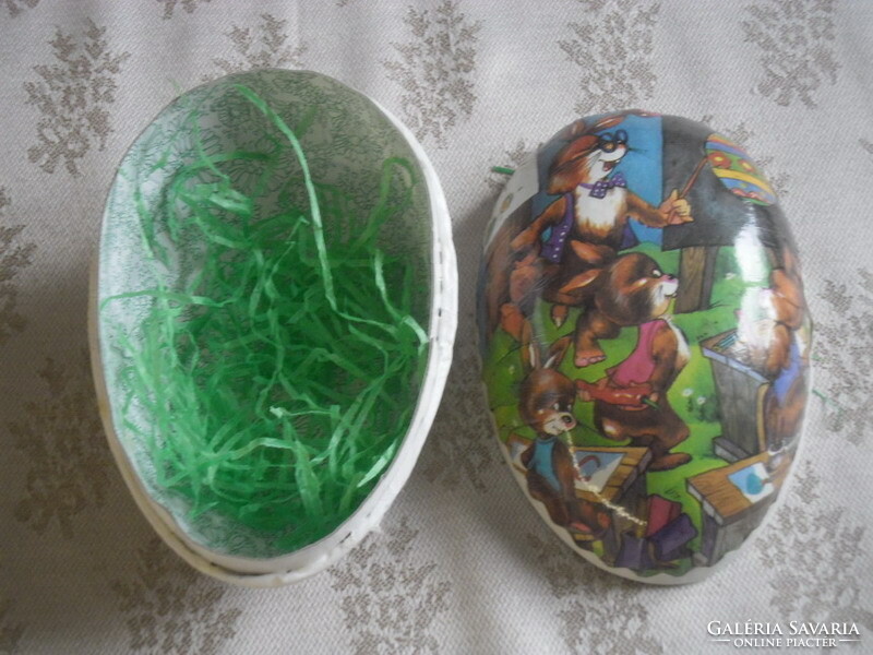 Paper mache Easter eggs 2 pcs