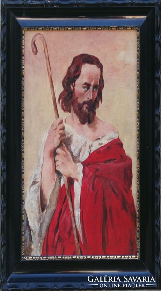 Bartholomeidesz Kálman proselytizing oil painting
