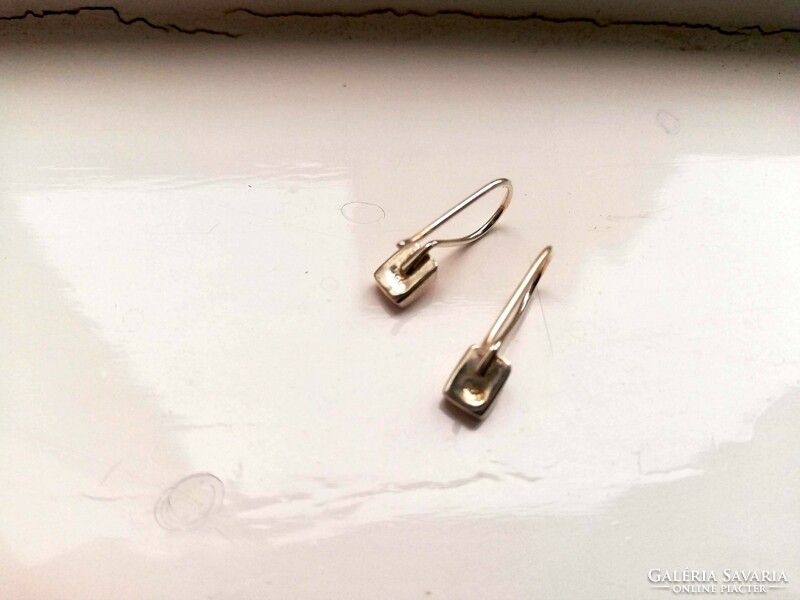 Small silver earrings
